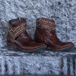 Old Gringo Cognac Belinda Shorty Cowboy Boot 10